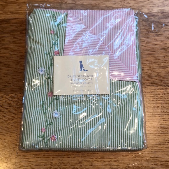 Pottery Barn Kids Other - New Pottery Barn Kids Seersucker Duvet Cover